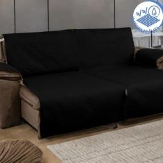 Manta Impermeável para Sofá Retrátil e Reclinável 2 Lugares 2m Com Bol