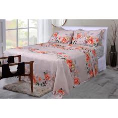Jogo De Cama Microfibra Solteiro Jamile Paco Milano Sultan