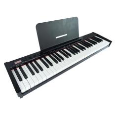 Piano Digital Eletrônico 61 Teclas Arranjador Konix PH61S MIDI e Bater