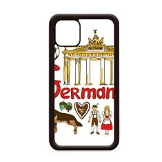 Capa com símbolo nacional Germary para iPhone 12 Pro Max para Apple Mini Mobile Case