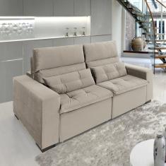 Sofá Retrátil e Reclinável 2 Lugares 240cm Essence Bege