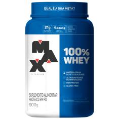 Whey 100% 900g Pote Max Titanium