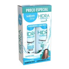 Kit Salon Line Hidra Super Liso Shampoo + Condicionador 300ml