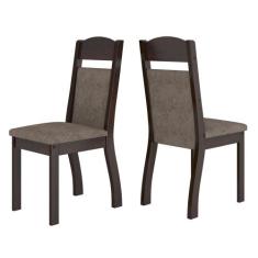 Cadeiras Kit 2 Cadeiras Selena 14113 Ameixa/Malta - Viero Móveis
