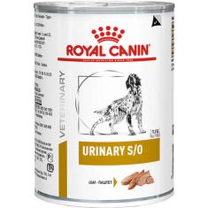 Ração Royal Canin Lata Canine Veterinary Diet Urinary S/O - 410 g