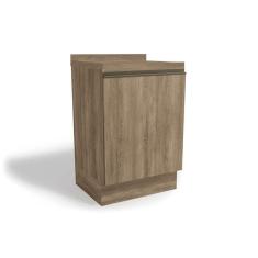 Balcão De Cozinha Maxxi G742 1 Porta C/ Tampo Nogal - Kappesberg