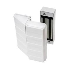 Fechadura Eletroímã Magnética Trava Branca 150 Kilos - Al150 - AGL