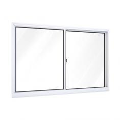 Janela de Correr 2 Folhas Alumínio Ullian Branco