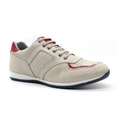 Tenis Sapatenis em Couro Casual Elástico Netony 5695, 39, Masculino, B