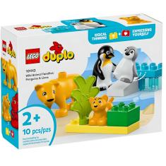 Lego Duplo Famílias Animais Selvagens Pinguins e Leões 10442