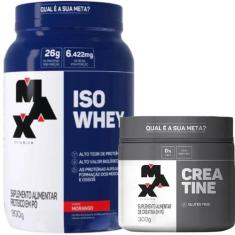 Combo para Definição do Shape: Iso Whey Isolado Max + Creatina Pura Ze