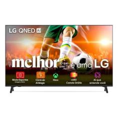Smart TV 4K QNED 55 LG 55QNED70ASA Processador A7 Al Ger8 4K Chatbot d