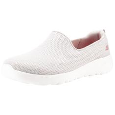 Skechers Tênis de caminhada feminino Go Walk Joy, Natural, 39.5