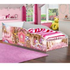 Cama Carro Infantil Unissex 150 Proteção Lateral Personagens - CASA E 