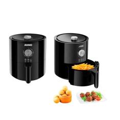 Fritadeira Elétrica Sem Óleo/Air Fryer Arno Preta 4,2L 127V