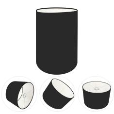Cúpula Abajur Cilíndrica Cp-8006 Ø18x25cm Preto