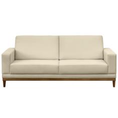 Sofá Living 200cm 3 Lugares Kayrós D05 Suede Bege - Mpozenato