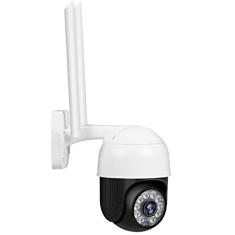 Romacci Câmera de vigilância 2MP PTZ externa 1080P HD sem fio WiFi Câmera de vigilância com suporte para visão noturna, detecção de movimento, áudio bidirecional
