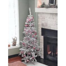 Árvore De Natal Canadense Branco 1,50m Pinheiro 219 Galhos - TAIRA HOM