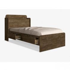 Cama Solteiro com Baú 2 Gavetas Tamires Cambel Móveis