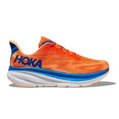 Tênis Hoka Clifton 9 Masculino Laranja e Azul-Masculino