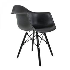 Cadeira Eames Arm Pp Dsw-p Empório Tiffany Preto