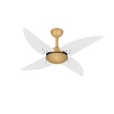 Ventilador Teto Silencioso Sala Quad 4 Pás Mdf Ventax 110V