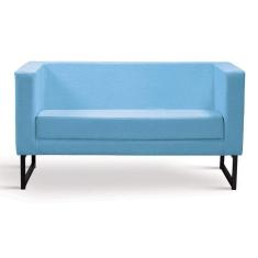 Sofá 2 Lugares Dafne Daf Mobiliário Azul