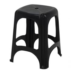 Kit 12 Banqueta Tramontina Niteroi Em Polipropileno Preto