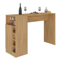 Bancada Balcão/mesa de Cozinha com Adega Multimóveis Mp2144 Madeirado