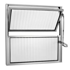Janela De Aluminio Basculante 40x100cm Ecosul Esquadrisul Natural