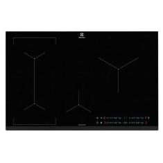 Cooktop de Indução Electrolux IE80P 4 Bocas Vitrocerâmico Expert Unicook Timer Touch Preto 220V