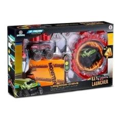 Carrinho Monster Lançador Chave Key com Rampa Sortido - Polibrinq CAR603