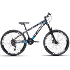Bicicleta Aro 26 Alfameq Atake 21 Marchas Freio A Disco