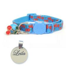 Coleira Personalizada com Tag/Plaquinha de Identificação Pet - Lerrara
