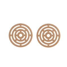 Descanso de Panela Aparador ECO Marrom Cerejeira 2un