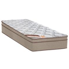 Colchão Solteirão Castor Revolution Com Euro Pillow E Molas Bonnel 27x96x203cm Bege