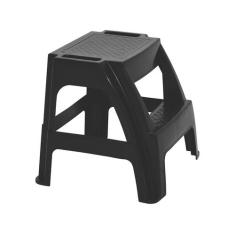 Banqueta Escalera Tramontina Paiva em Polipropileno Preto, Preto