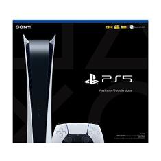 Oferta Relâmpago  Console Playstation 5 Midia Física SSD 825GB  Preto/Branco na Magazine Luiza