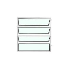 Vitro Basculante Branco 80 X 80 Vidro Liso - Brecorimo