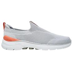 Tênis Feminino Skechers Go Walk 6 Slip-ins Cinza - 12453-Feminino