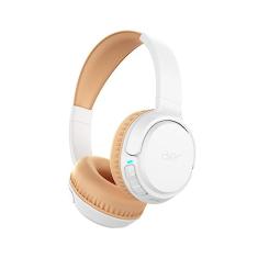 Geonav, Fone de Ouvido sem fio Bluetooth AerJoy, On-Ear Dobrável, autonomia* 52 horas, Equalização via Aplicativo, função Encontrar fone, AER13WT, AER by Geonav, Branco/Caramelo