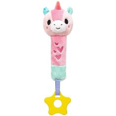 Pelúcia Buzininha com Mordedor Buba Zoo Unicórnio 16141 - Buba