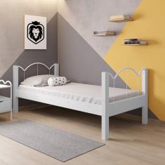 Cama Solteiro Oasis Branco - Art Panta
