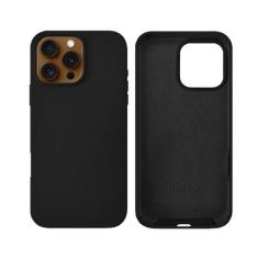 Capinha Compatível com iPhone 16 Pro Silicone com interior aveludado N