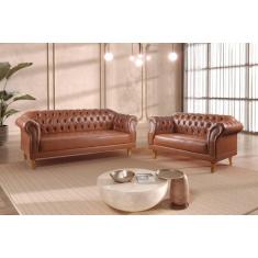 Conjunto de Sofás Chesterfield Duque - Zurc Decor