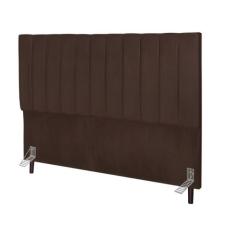 Cabeceira Estofada Cama Box Solteiro 90 cm Catarina Veludo E Frame - T