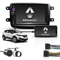 Kit Central Multimidia 2Din Mp5 Bt Espelha Rn Renault Captur - First O