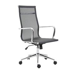 Cadeira de Escritório Presidente Giratória Eames Star Preta