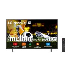 SMART TV 75" 4K LG 75NANO80ASA NanoCell Processador a7 AI Gen8 WebOS 25 Charcoal Black